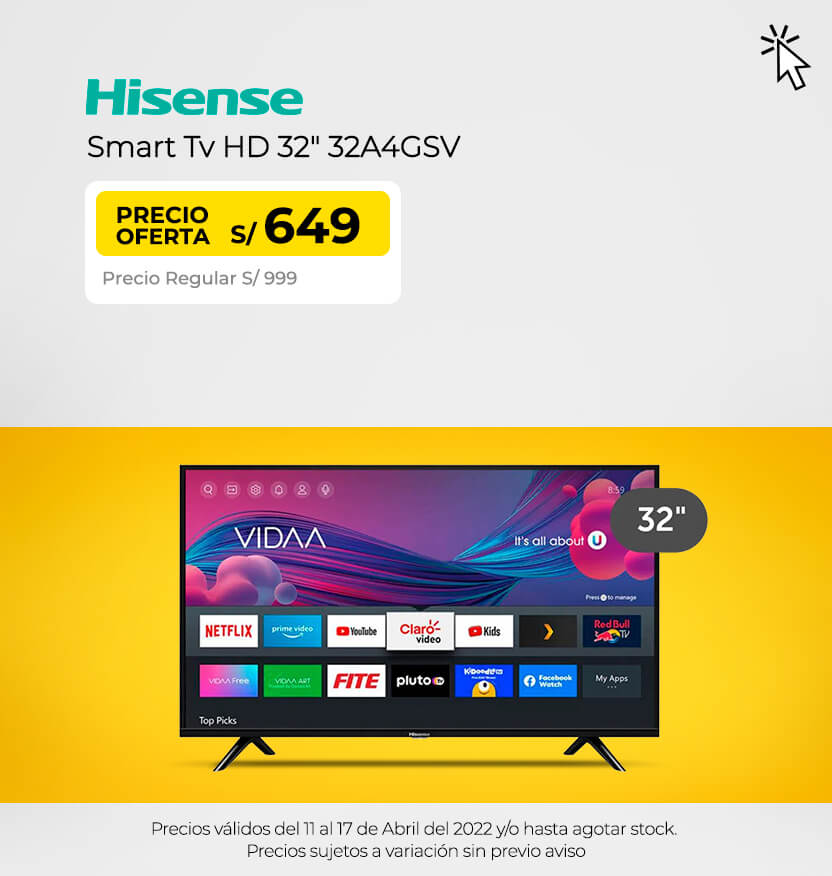 Smart Tv Hisense HD 32
