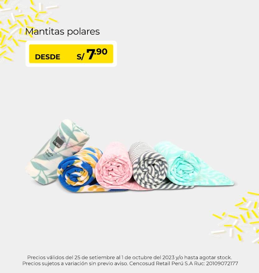Mantitas polares desde 7.90