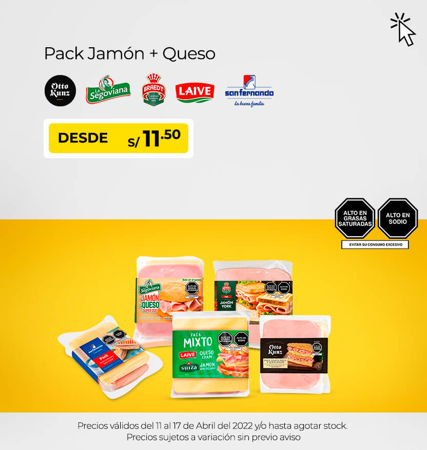 Pack Jamón + Queso