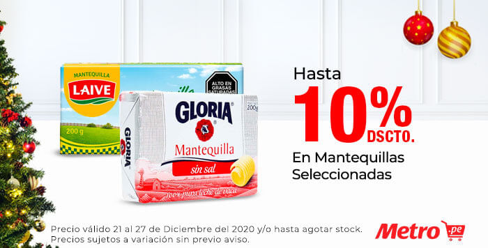 10% Dscto En Mantequillas