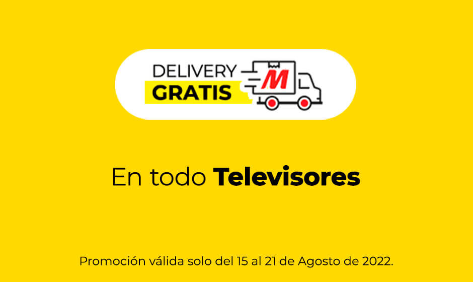 Delivery gratis en todo Televisores