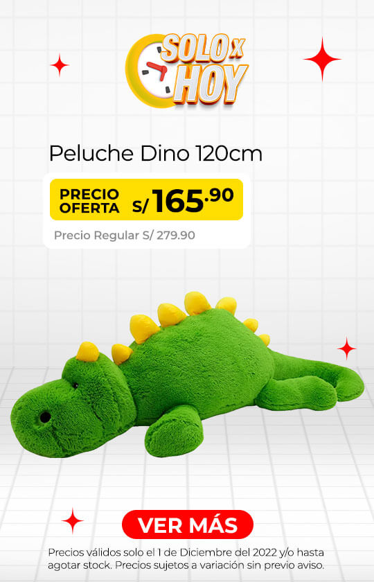 Peluche Dino 120cm
