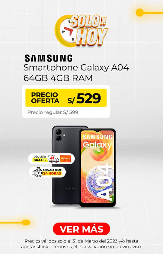Smartphone Samsung Galaxy A04 64GB 4GB RAM