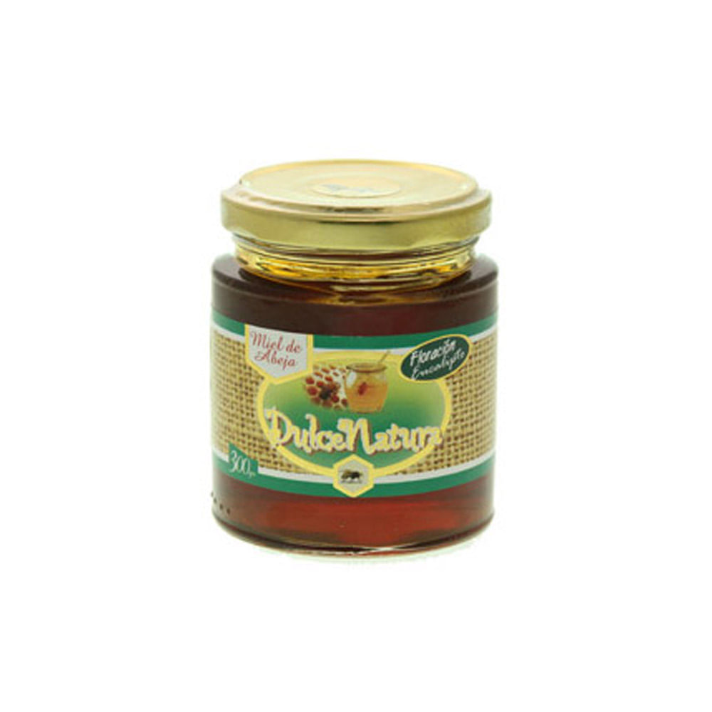 Miel de Abeja Dulce Natura Floración Eucalipto Frasco 300 g