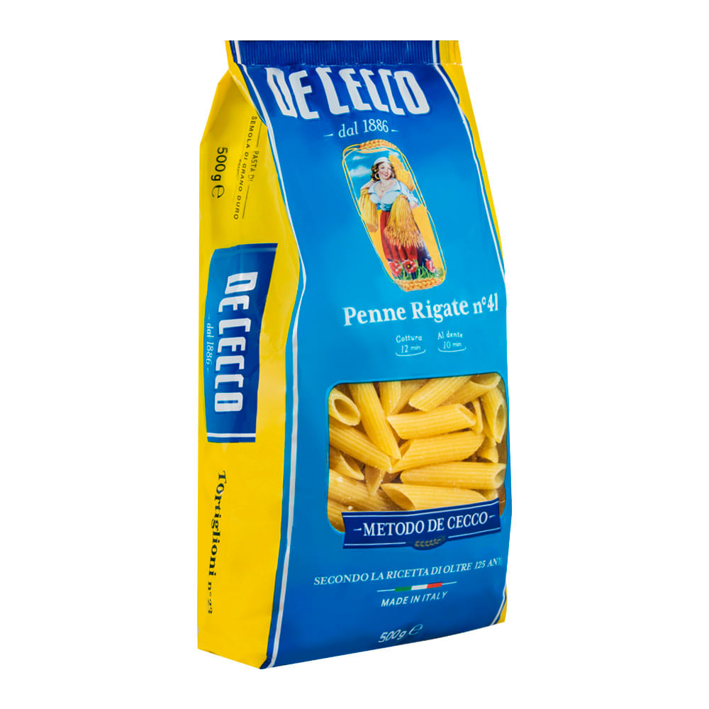 De Cecco Pasta Penne Rigate n. 41 gr. 500