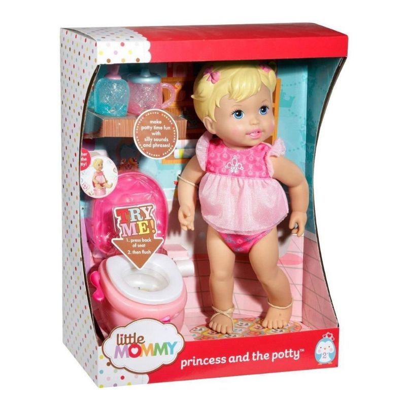 Mattel Little Mommy Bebita Aprendiendo Ir al Bano X1520 Wong.pe