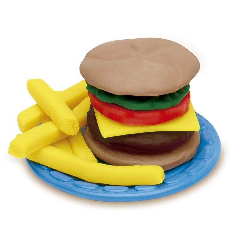 Set de plastilina para crear hamburguesas