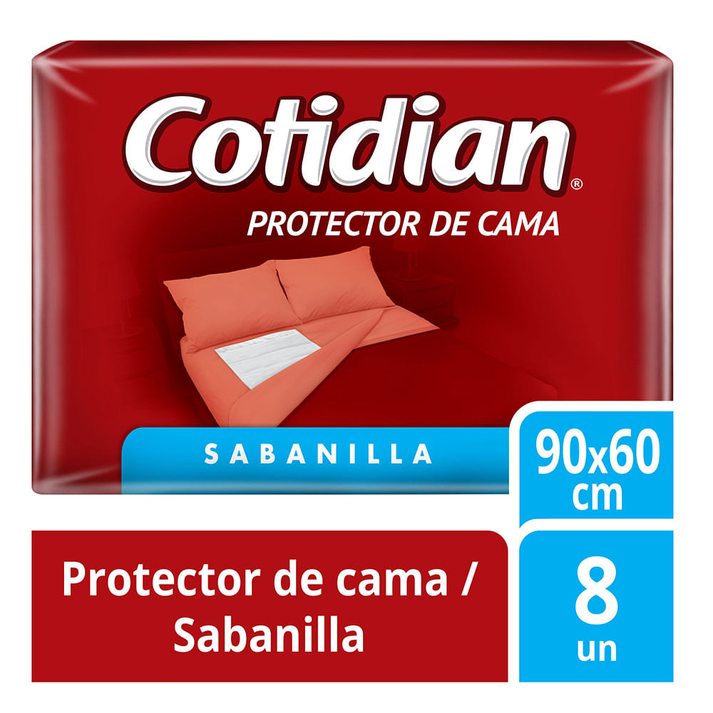 Protector Desechable para Cama Cotidian Paquete 8 unid 