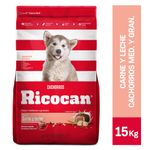 Ricocan-Alimento-para-Perros-Cachorros-Raza-Mediana-Grande-Carne-y-Leche-Bolsa-15-Kg-1-34829212