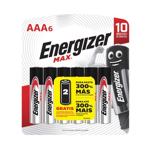 Pilas alcalinas AAA Energizer Max - Pack 15+5 GRATIS en