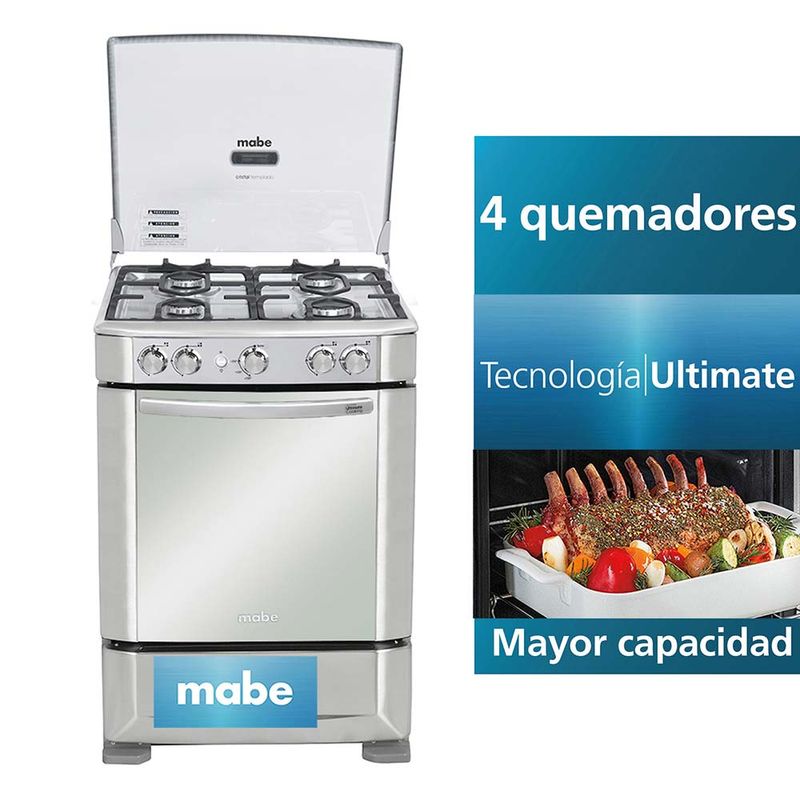 Mabe-Cocina-a-Gas-CMP6030FX0-4-Hornillas-1-55816154