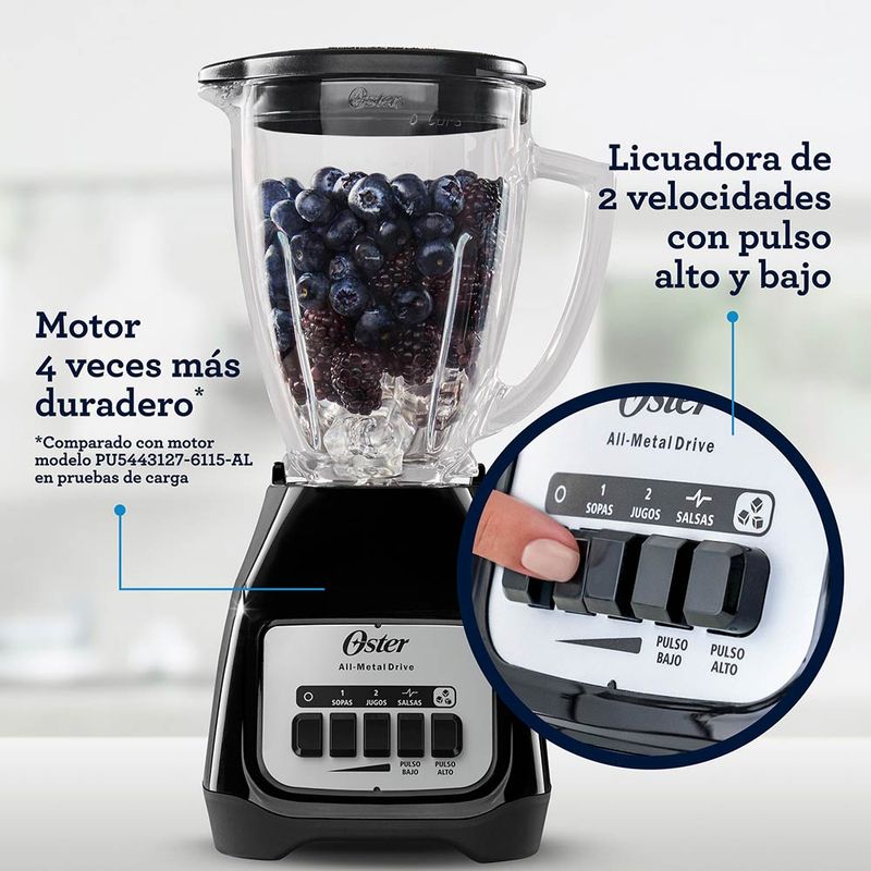 Oster Licuadora 1.5L 2 Velocidades Wong.pe