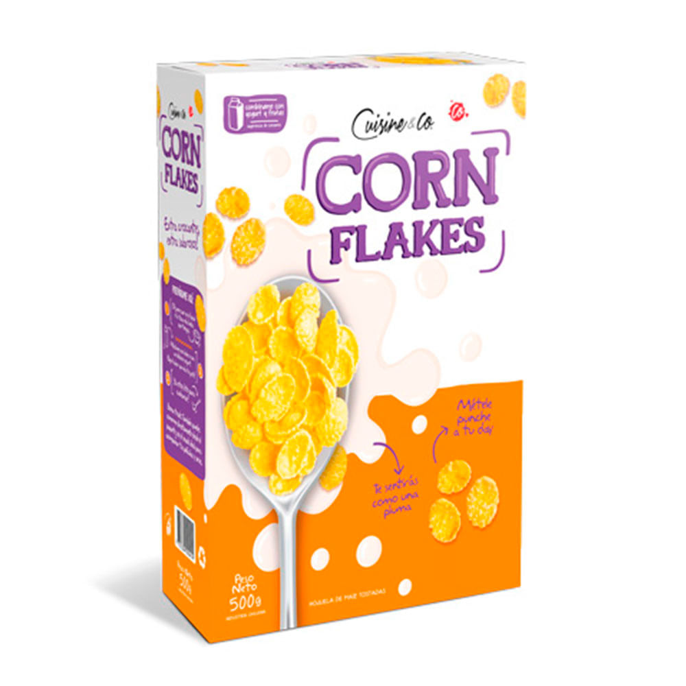 Hojuelas De Maíz Corn Flakes Cuisine And Co Caja 500 G Wong Pe