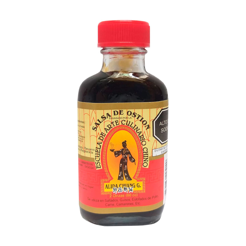 Salsa Ostión Alida Chiang Botella 60 ml Wong.pe