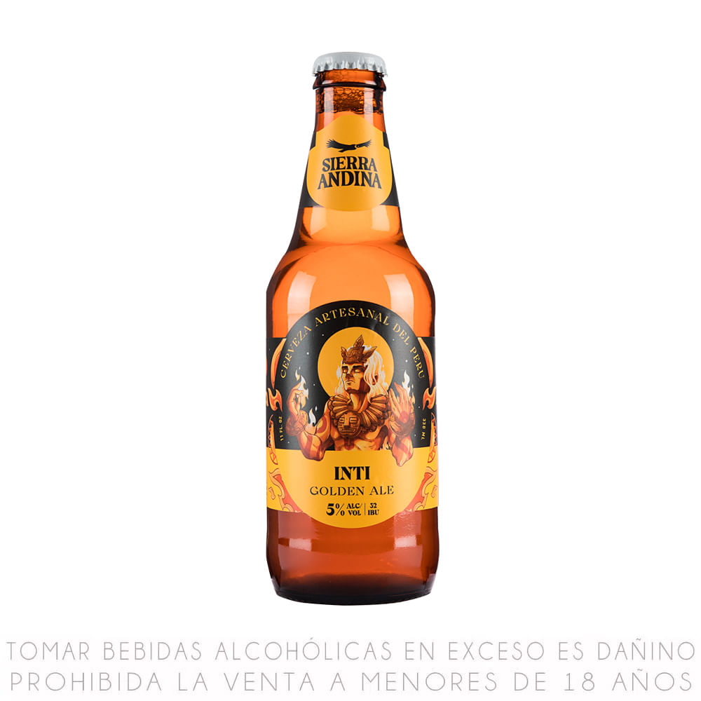 Cerveza Artesanal Sierra Andina Inti Botella 330ml