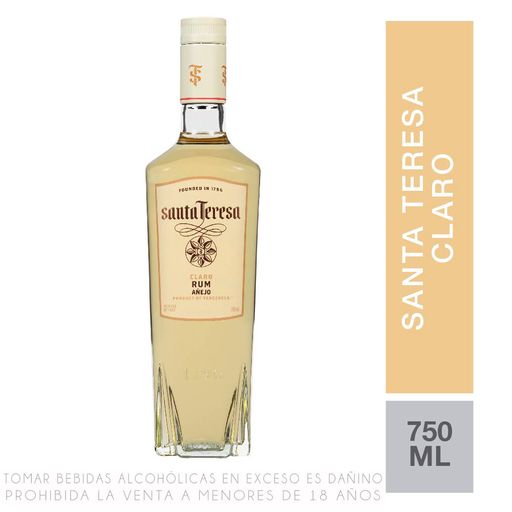 Ron SANTA TERESA Claro Botella 750ml