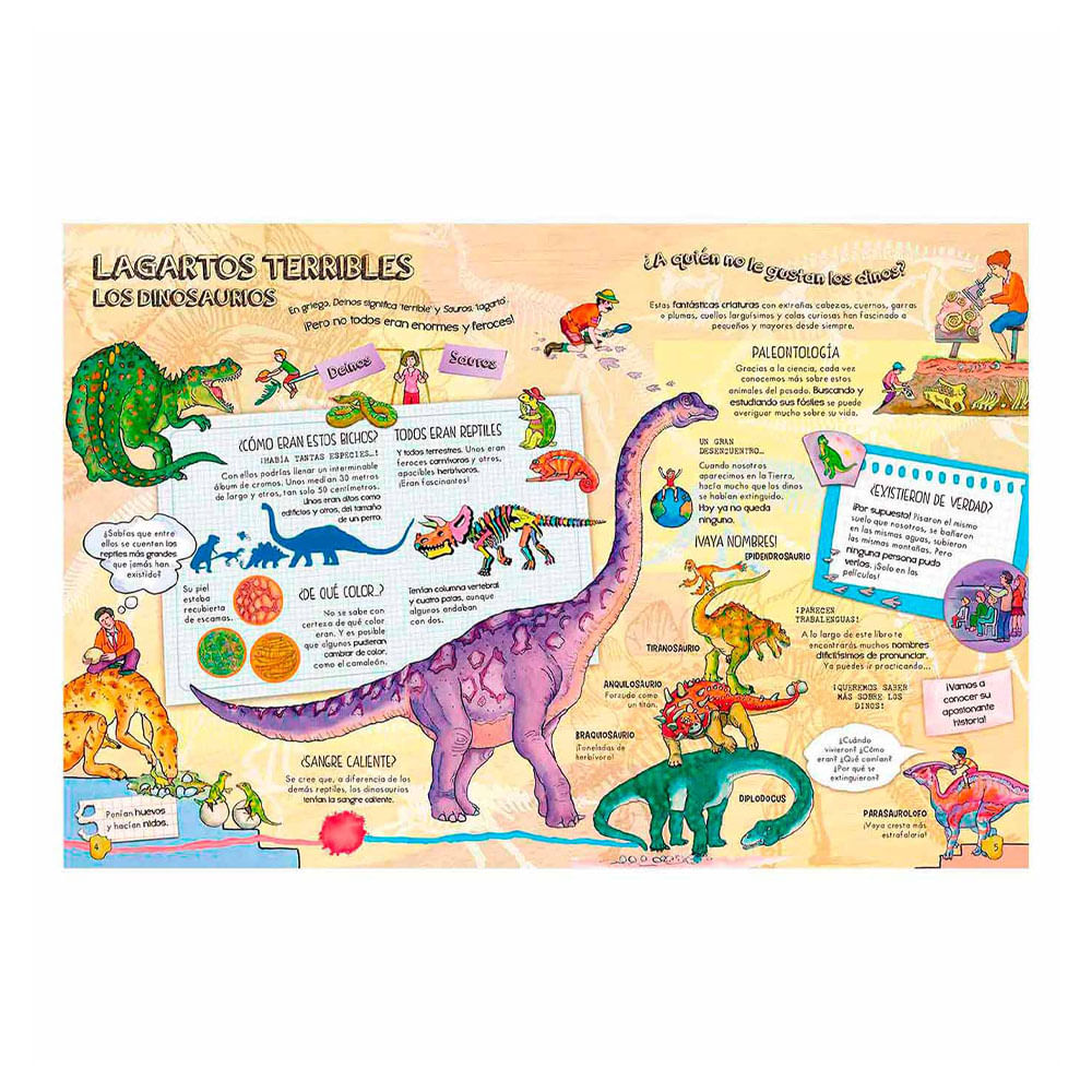 Libro Descubre La Vida de los Dinosaurios