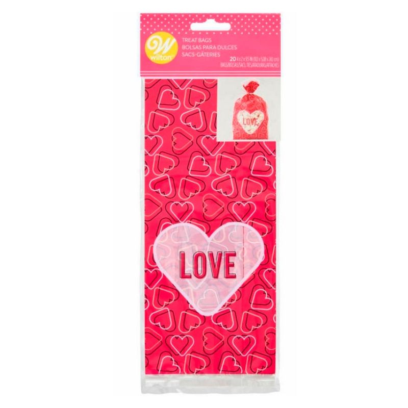 10 Bolsas para Chucherías de papel - llama Love