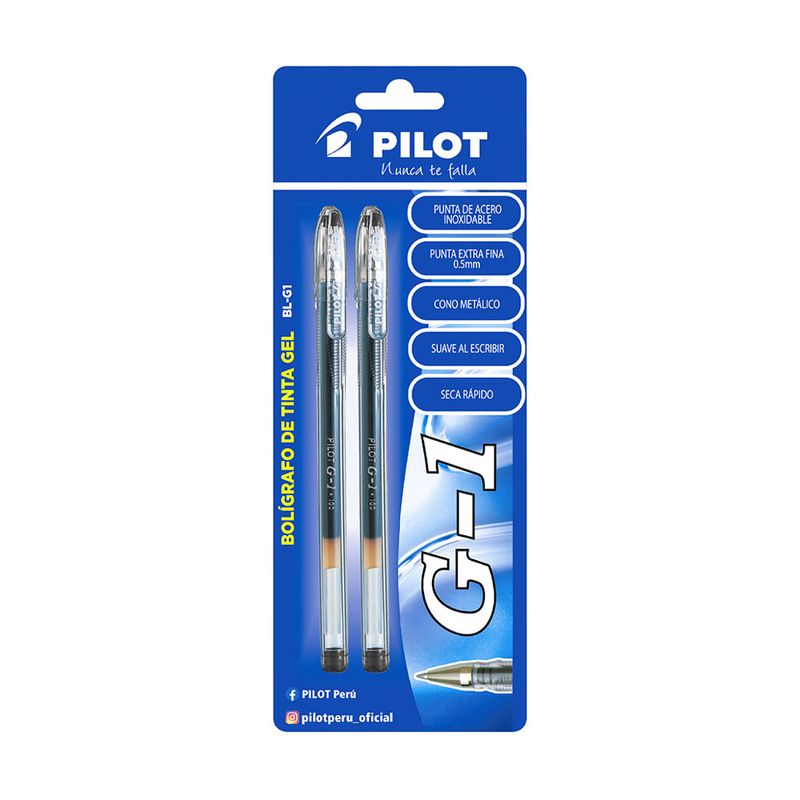 Pilot G1 tinta gel - Boligrafo Punta Fina G-1 05 mm