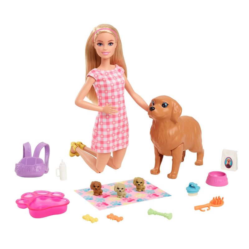 Barbie Sisters Pets Cachorros Recien Nacidos Wong.pe