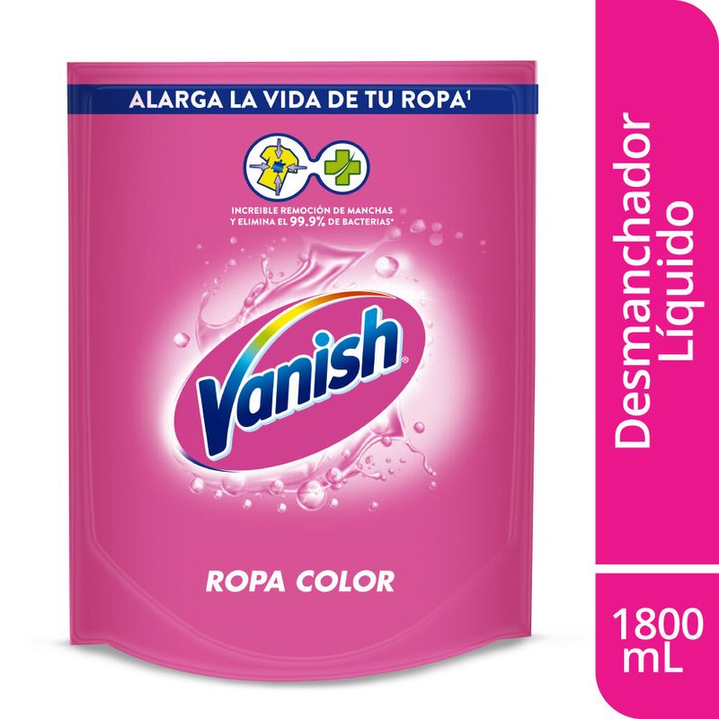 Quitamanchas Vanish Ropa Color 