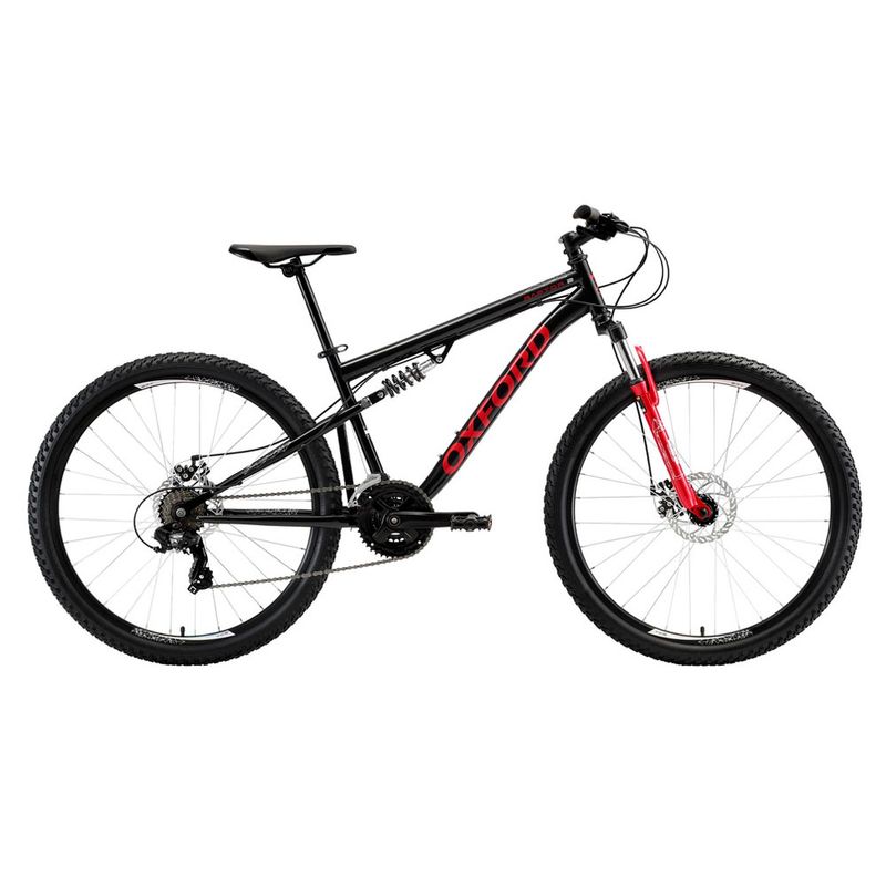Bicicleta Oxford Raptor21v M 27.5 Negro Rojo Wong.pe