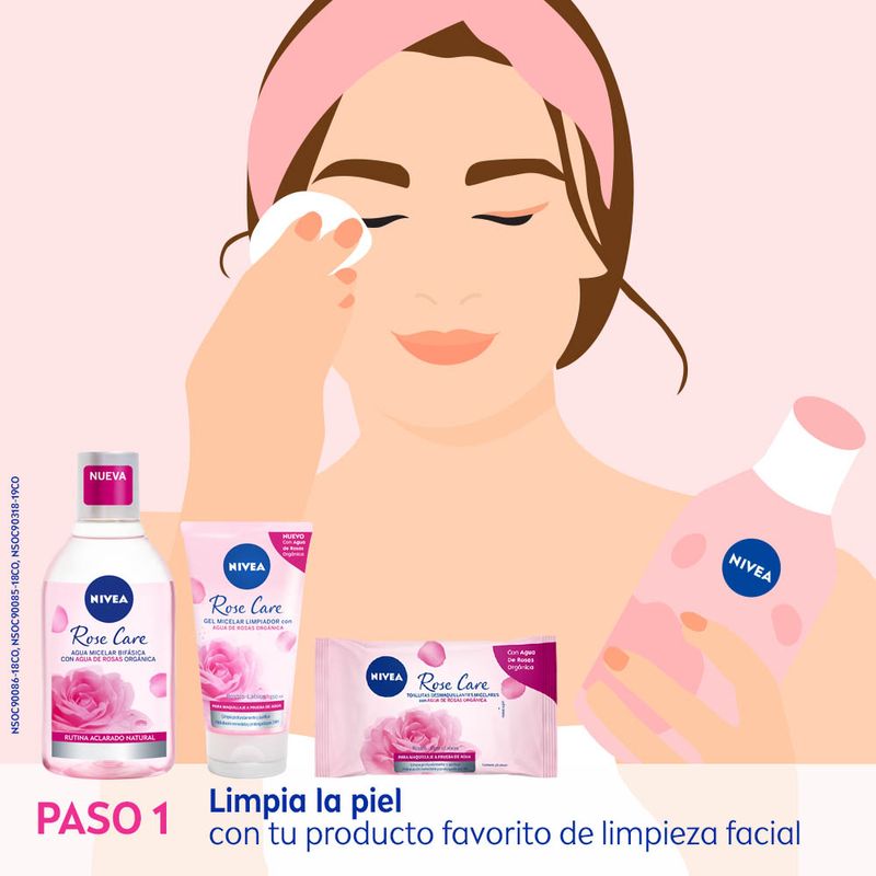 Toallitas Desmaquillantes Micelares, Limpieza Facial - NIVEA