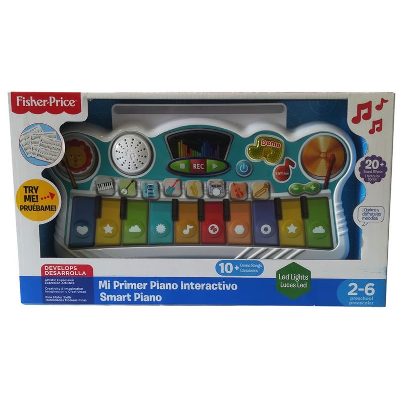 Mi Primer Piano Interactivo Fisher Price Wong.pe