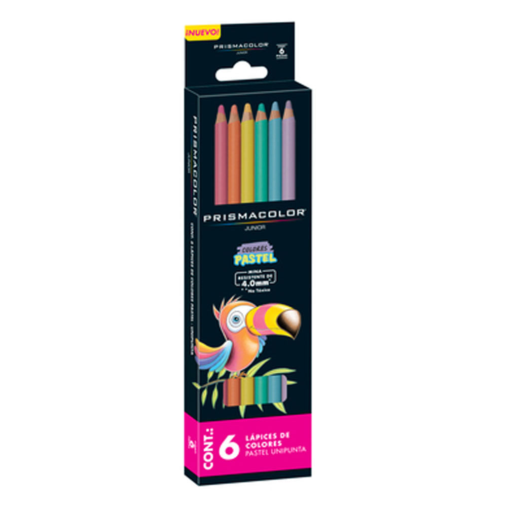 Lapices de Color Pastel Prismacolor Jr 6un