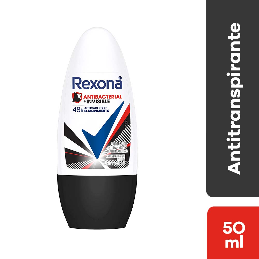 Rexona Dama Roll on Antibacterial Invisible - Pañalera Lua