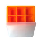 Cubeta-de-Hielo-Silicona-6-Cavidades-Kioxx-Naranja-1-351642704