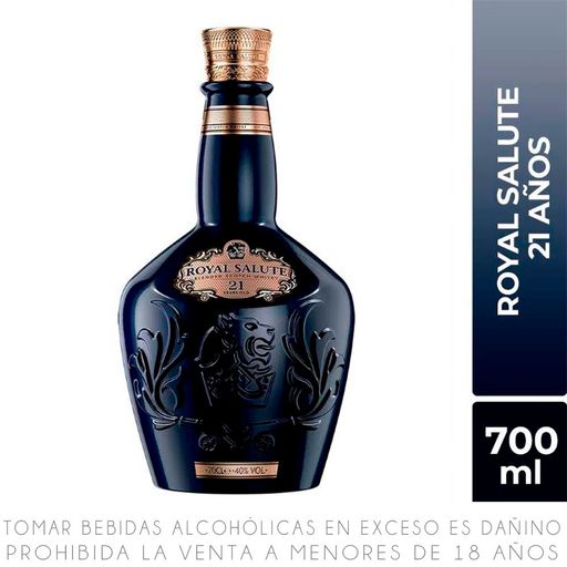 Whisky ROYAL SALUTE 21 Años The Signature Blend Botella 700ml