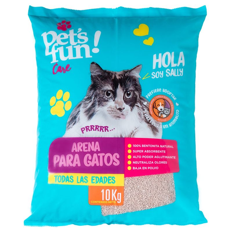 Arena para Gatos Pet's Fun 10 Kg 