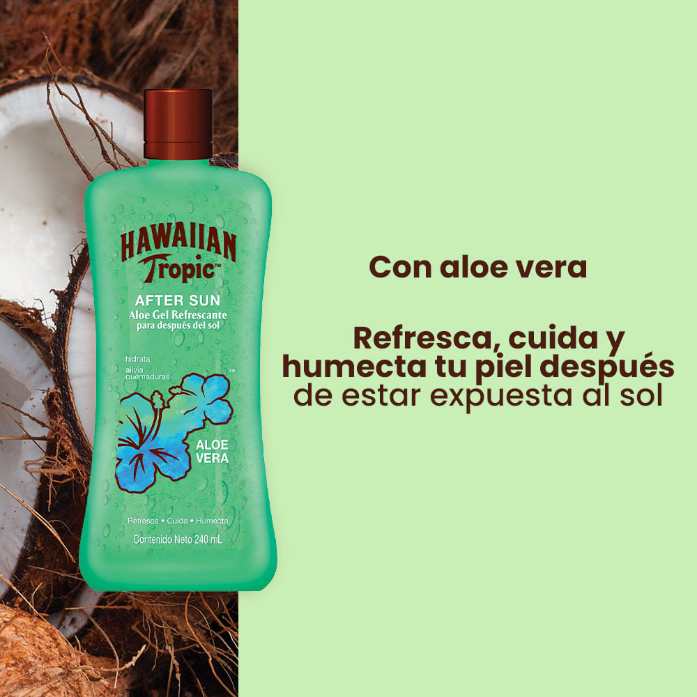 Gel Refrescante Hawaiian Tropic After Sun Aloe Vera 240ml Wongpe 2005