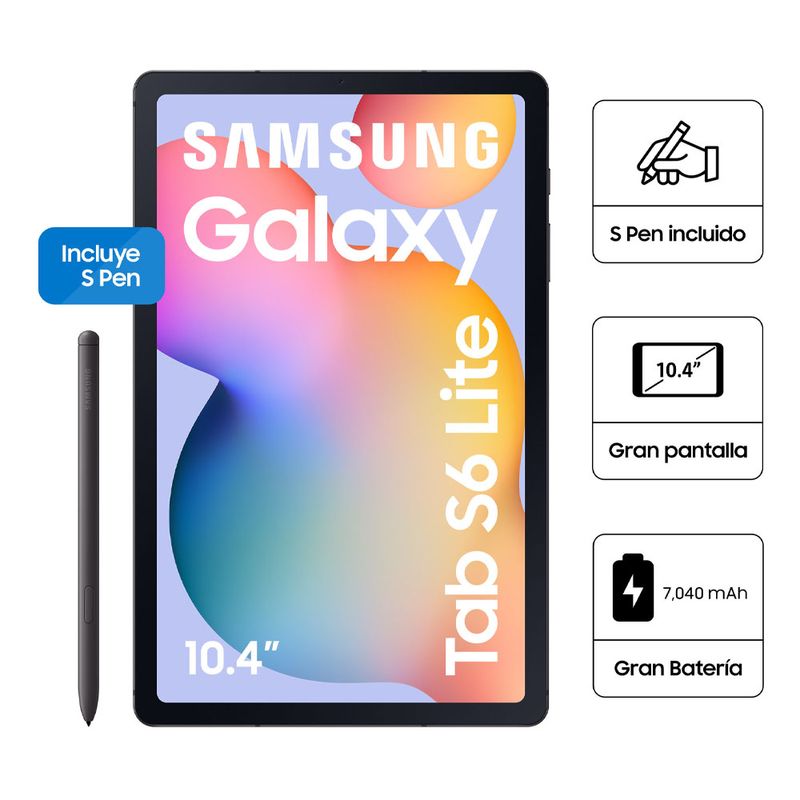 Tablet-Samsung-Galaxy-S6-Lite-128Gb-4Gb-Gris-1-351650800
