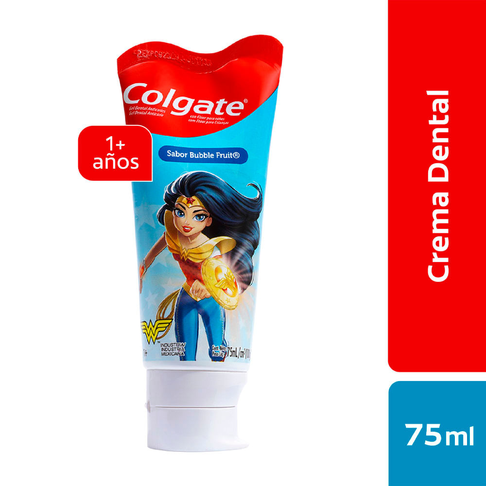 Crema Dental para Niños Colgate 1+ Años Justice League 75ml Surtido -  Wong.pe