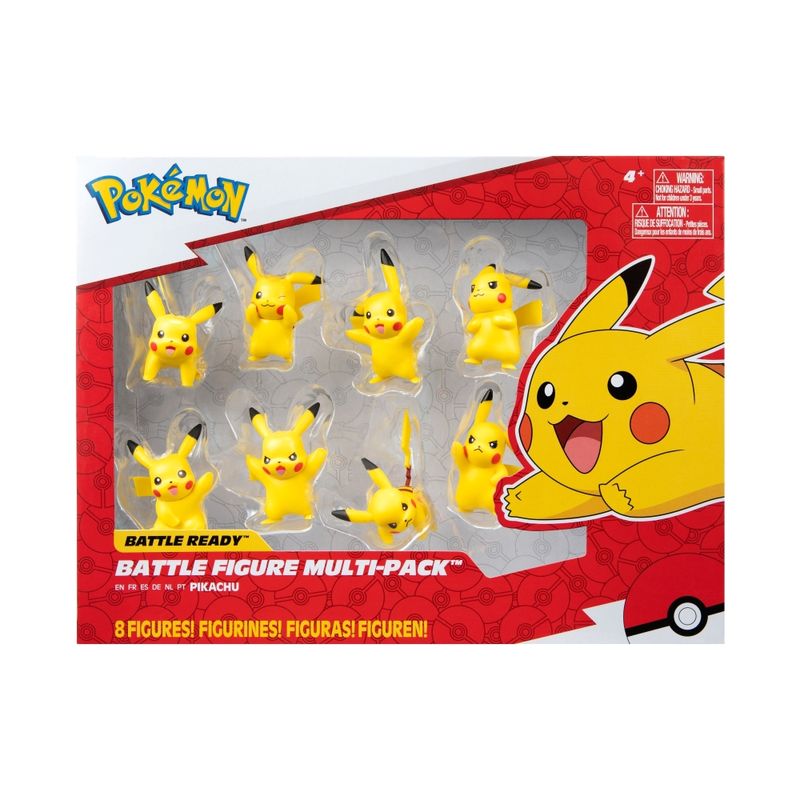 Multipack x8 Figuras Pikachu Pokemon Wong.pe