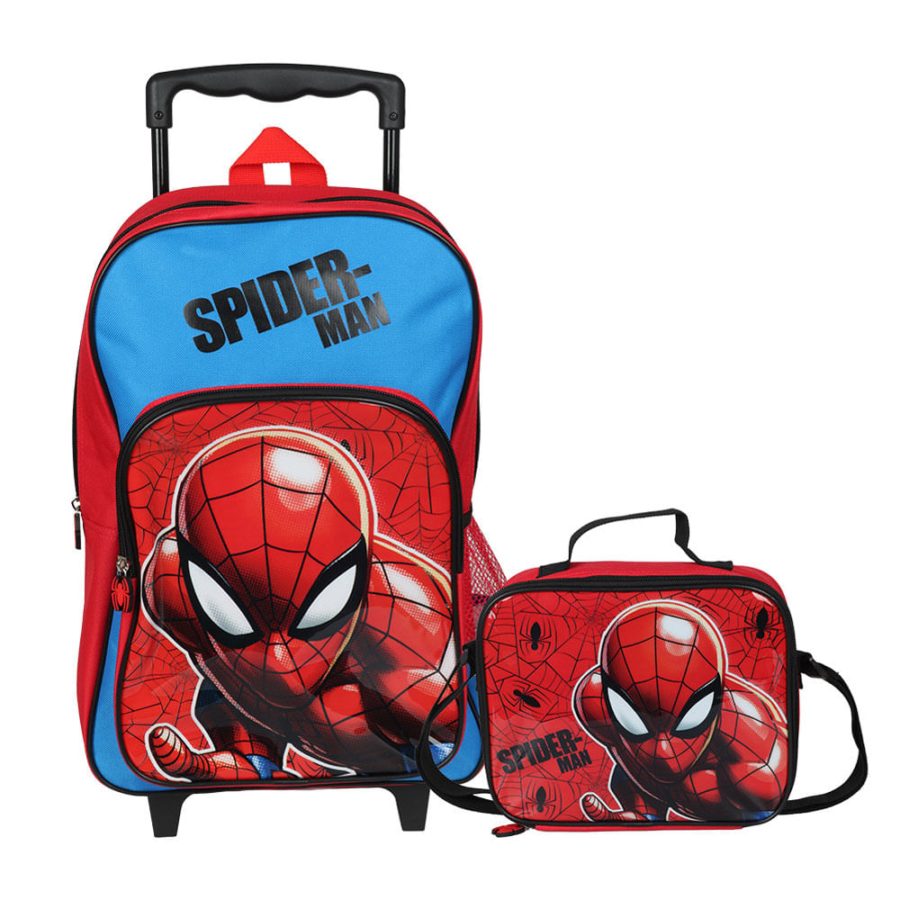 Mochila y Lonchera Spider-Man Roja