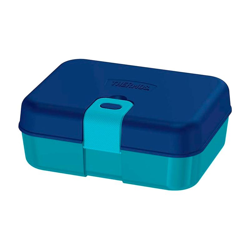 Lonchera Thermos Moda Freestyle Azul Verde Wong.pe