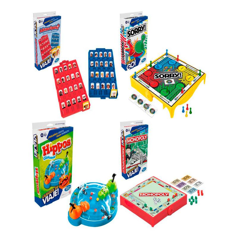 Juego de Mesa Hasbro Gaming Grab and Go Surtido Wong.pe