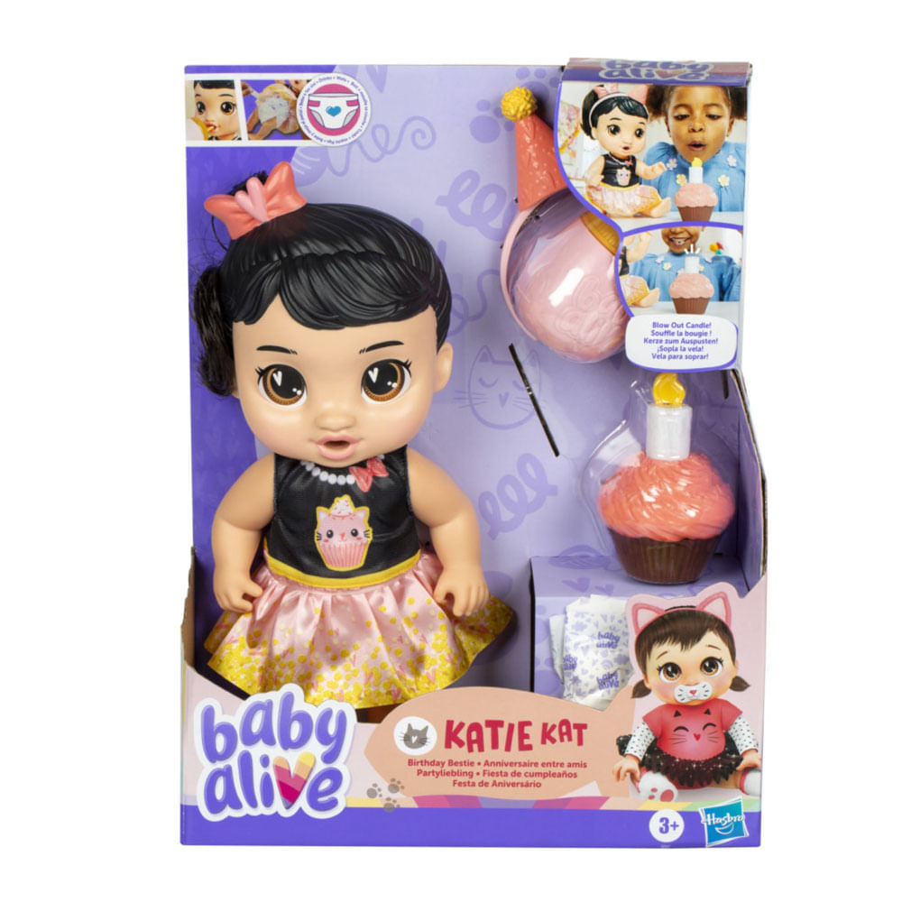 Muneca Baby Alive Fiesta de Cumpleanos Katie Kat Wong.pe