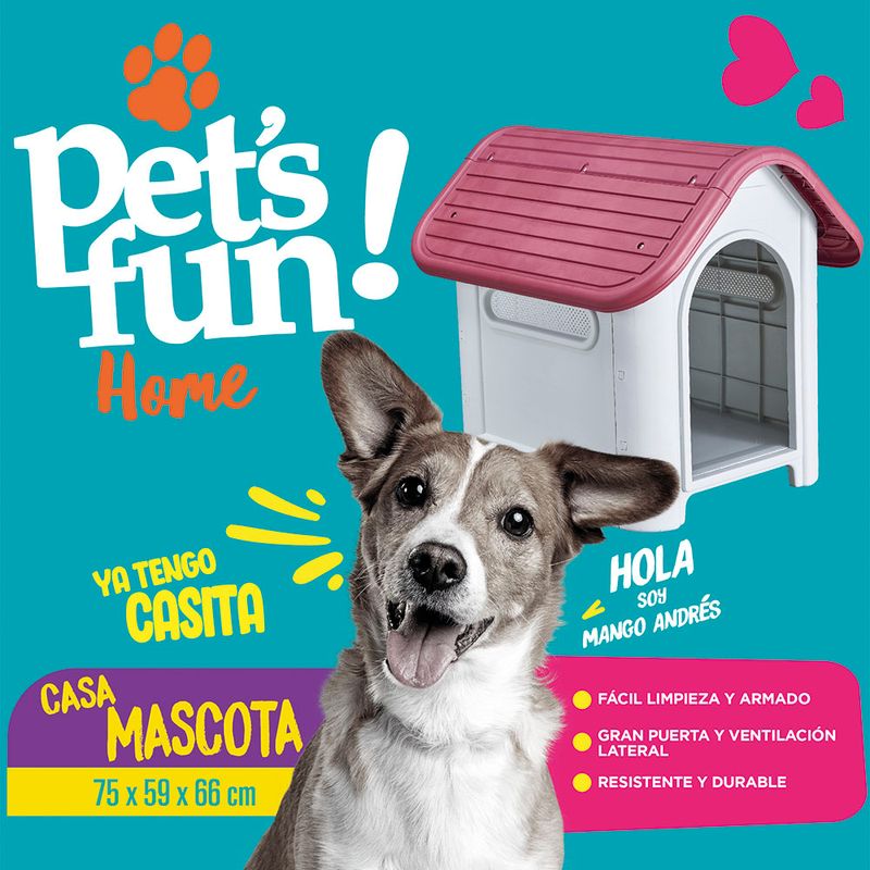Casa-para-Perro-Pet-s-Fun-Care-Rundy-Talla-M-Rojo-2-119294